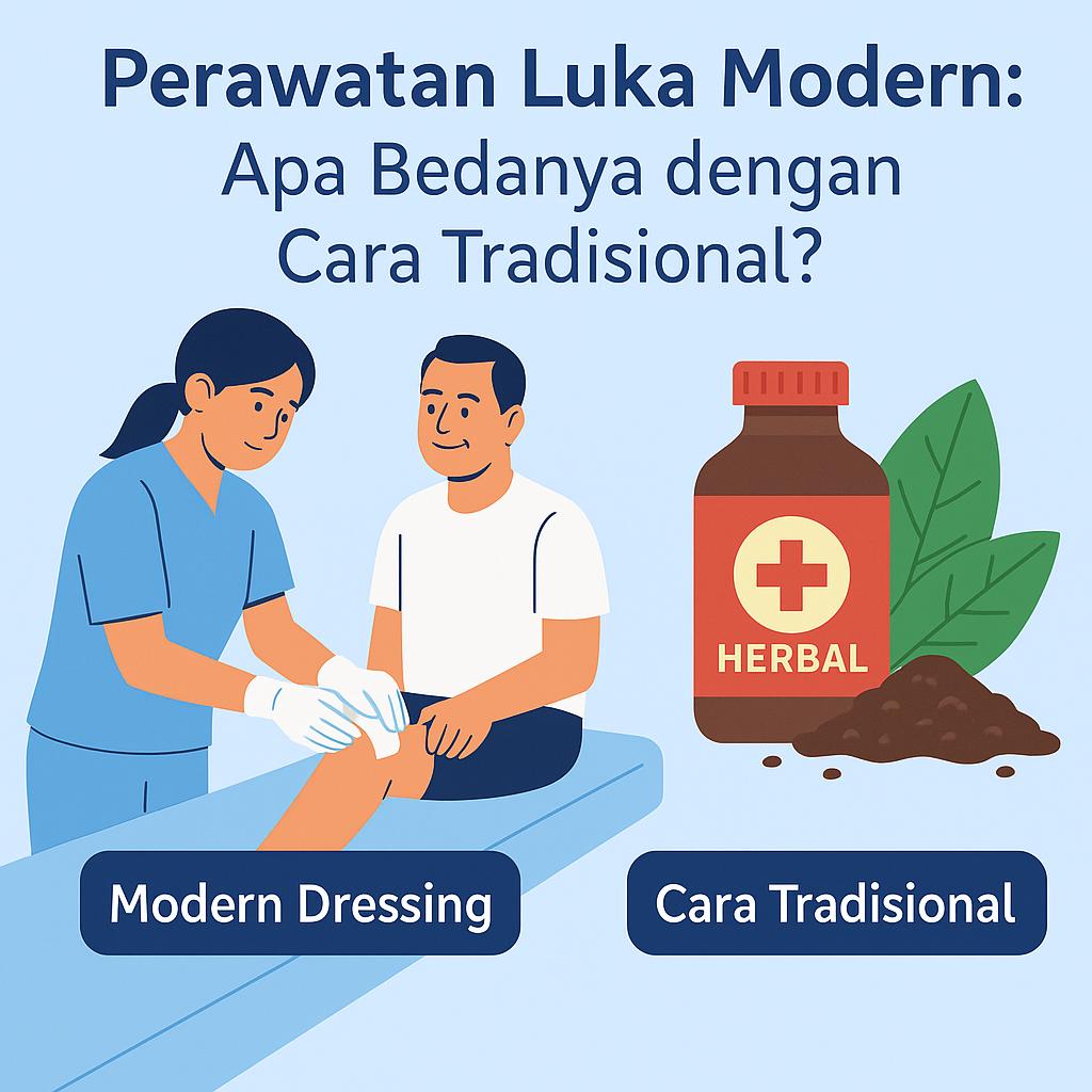 Perawatan Luka Modern: Apa Bedanya dengan Cara Tradisional?